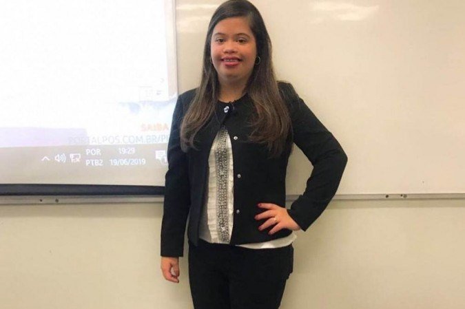 Luísa colocou em xeque a declaração do ministro da Educação, Milton Ribeiro, que disse que pessoas com deficiência atrapalham outros estudantes - (crédito: Arquivo Pessoal) Luísa colocou em xeque a declaração do ministro da Educação, Milton Ribeiro, que disse que pessoas com deficiência atrapalham outros estudantes - (crédito: Arquivo Pessoal)