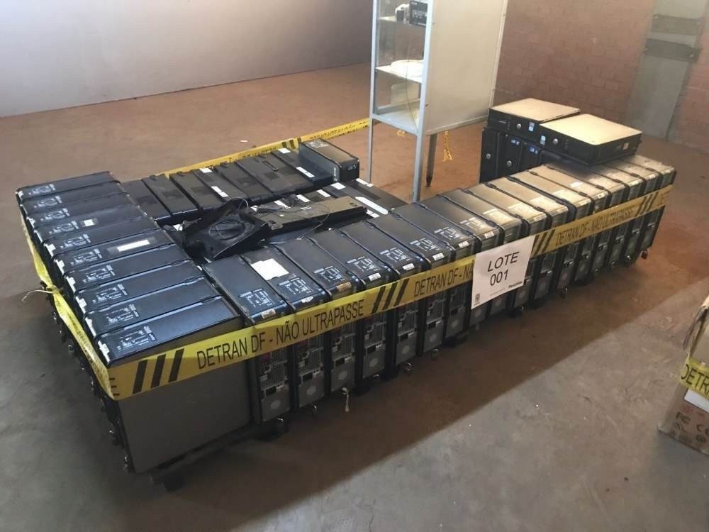 Itens que serão leiloados 