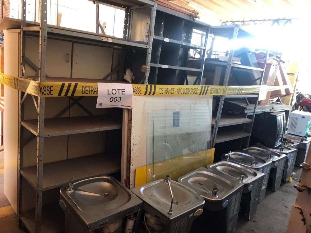 Itens que serão leiloados 