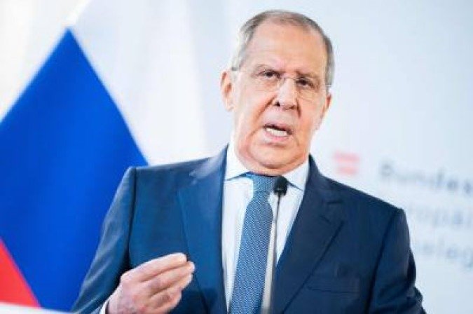 Sergey Lavrov, ministro das Relações Exteriores da Rússia - (crédito: GEORG HOCHMUTH) Sergey Lavrov, ministro das Relações Exteriores da Rússia - (crédito: GEORG HOCHMUTH)
