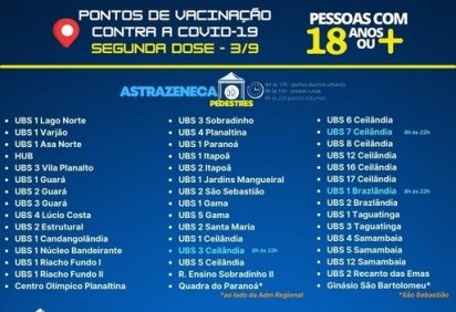 Pontos de vacinação segunda dose (3/9)