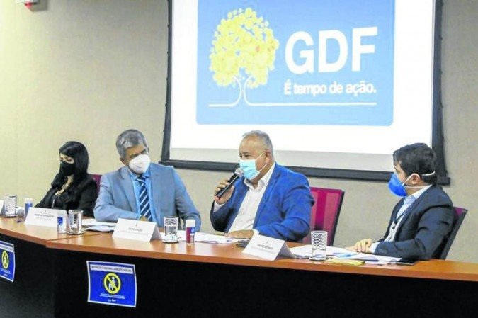 Em coletiva nessa quinta-feira (2/9), Secretaria de Saúde apresentou balanço de casos, da vacinação e medidas contra a covid-19 - (crédito: Geovana Albuquerque/Agencia Saúde DF) Em coletiva nessa quinta-feira (2/9), Secretaria de Saúde apresentou balanço de casos, da vacinação e medidas contra a covid-19 - (crédito: Geovana Albuquerque/Agencia Saúde DF)