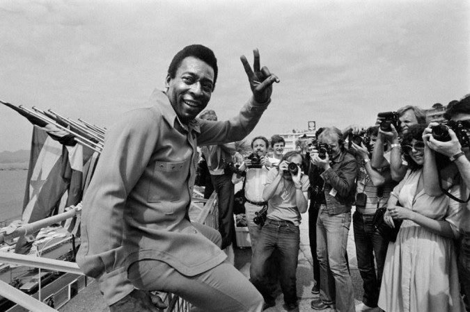 Pelé, jogador de futebol - (crédito: RALPH GATTI) Pelé, jogador de futebol - (crédito: RALPH GATTI)