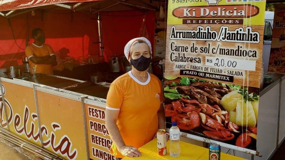 Rosilene Matheus, comerciante na Torre de TV