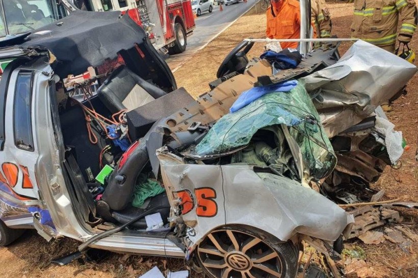 Acidente no Pistão Norte deixa uma vítima em estado grave nesta quarta