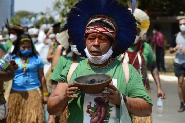 No Brasil, além do português, existem mais de 200 línguas indígenas -  (crédito: Marcelo Ferreira/CB/D.A Press)