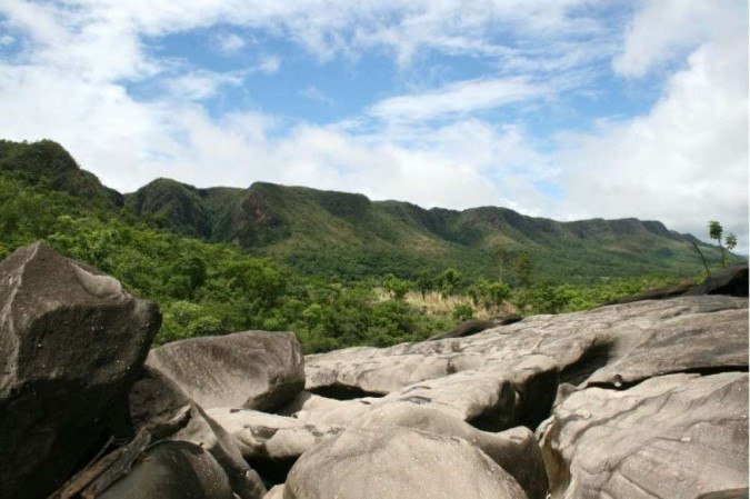 Vale da Lua na Chapada dos Veadeiros entre Alto Paraíso de Goias e São Jorge.