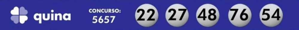 Confira os resultados da Quina desta ter&ccedil;a (14/9)