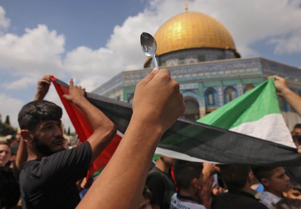 A colher, um novo símbolo de libertação para os palestinos