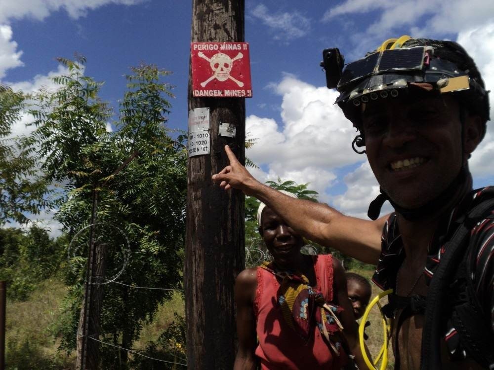                Marcelo Gervásio durante volta ao mundo                                   
