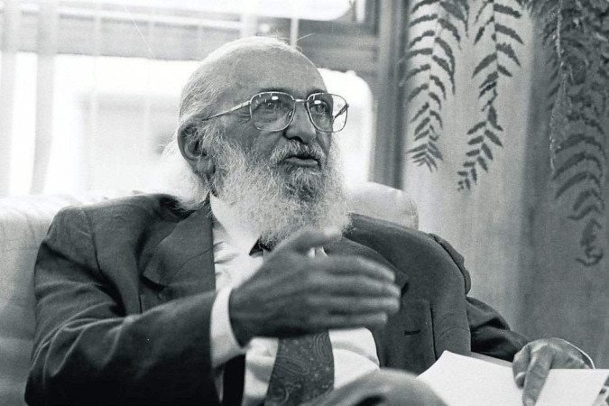 Paulo Freire, patrono da educação no Brasil - (crédito: Maurício Novaes) Paulo Freire, patrono da educação no Brasil - (crédito: Maurício Novaes)