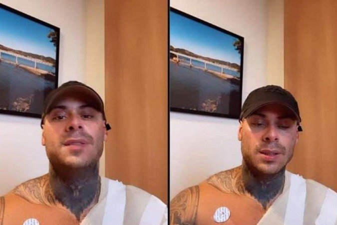 Léo Stronda desabafa com seguidores após ter aproximadamente 30% do corpo queimado em acidente doméstico - (crédito: Reprodução/Instagram) Léo Stronda desabafa com seguidores após ter aproximadamente 30% do corpo queimado em acidente doméstico - (crédito: Reprodução/Instagram)
