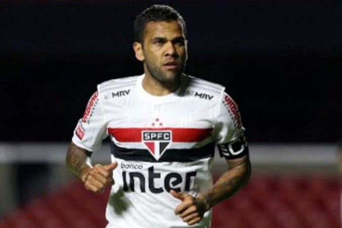 Daniel Alves, jogador pelo time do São Paulo -  (crédito: Rubens Chiri,/São Paulo FC)