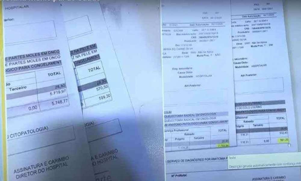 A diverg&ecirc;ncia entre o realizado e cobrado foram detectados pela supervis&atilde;o hospitalar