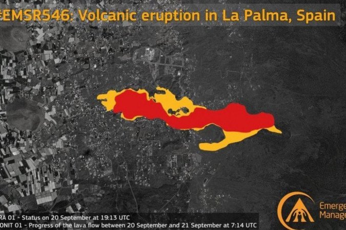 (crédito: Divulgação/AEMET/IGN) (crédito: Divulgação/AEMET/IGN)