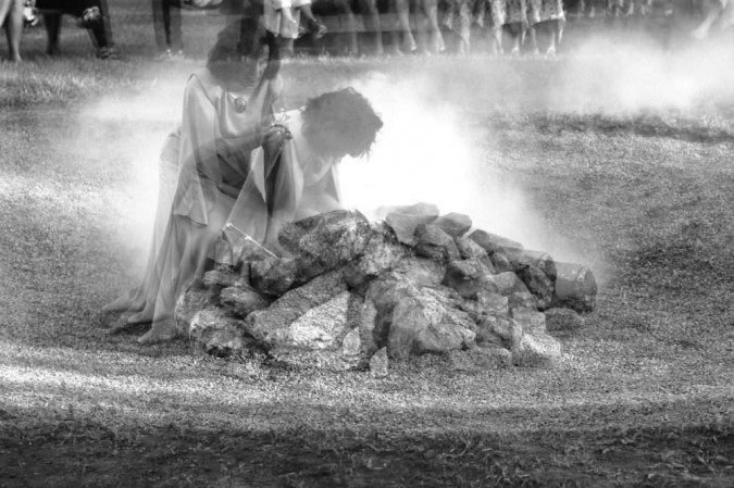 A foto de Luan Clementino foi escolhida pela artista Denise Milan como a foto-símbolo do Banquete telúrico