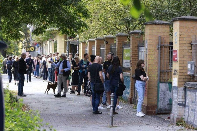 Alemães vão às urnas para decidir sucessão de Merkel -  (crédito: Odd ANDERSEN / AFP)