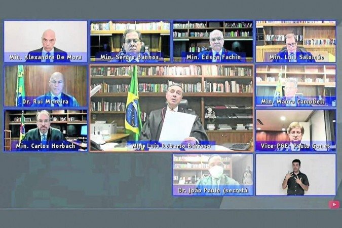 (crédito: Reprodução: Secom/TSE) (crédito: Reprodução: Secom/TSE)