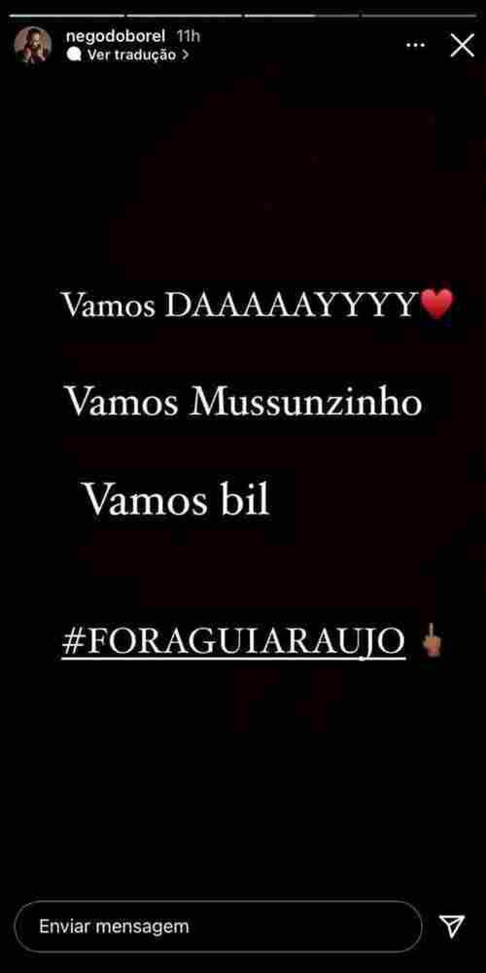 Stories de Nego do Borel Stories de Nego do Borel