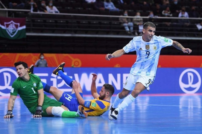 Futsal: Brasil cai para Argentina e adia sonho de novo Mundial