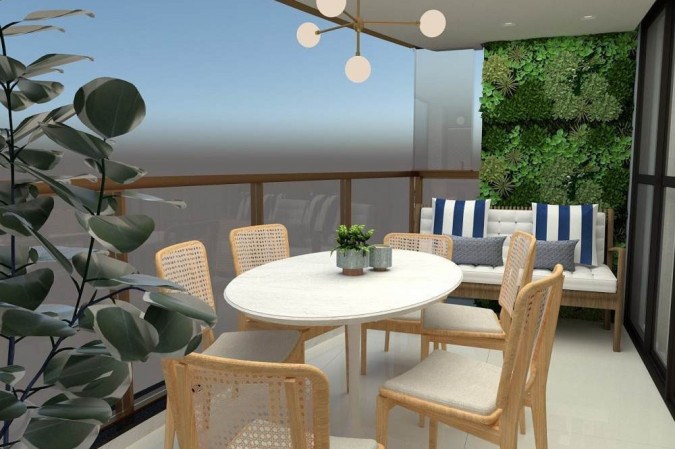  A varanda deve usar e abusar de elementos naturais, como as plantas