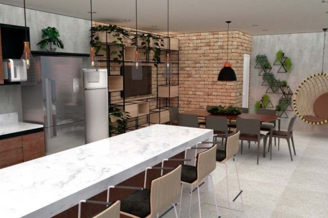 A varanda gourmet é um ótimo local de confraternização