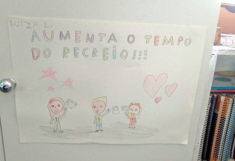 Crian&ccedil;as protestam em BH