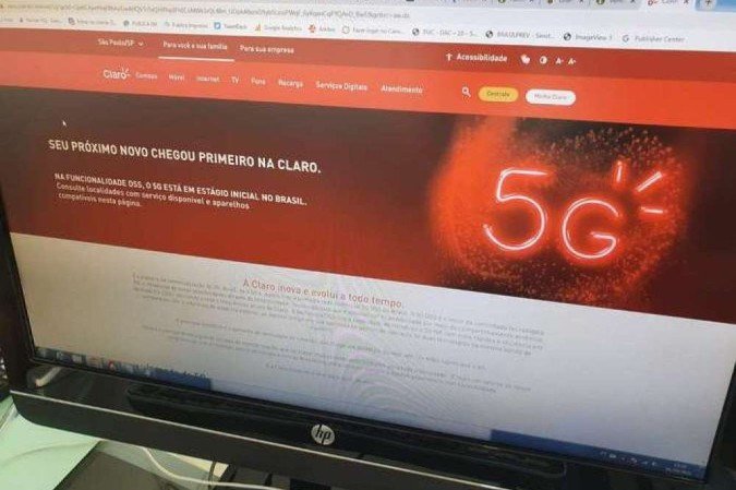 Propaganda veiculada nesta sexta (1/10) no site da Claro: de acordo com a Senacon, a empresa apresentou contestação e agora o processo está na fase instrutória - (crédito: Álvaro Duarte/EM/D.A Press) Propaganda veiculada nesta sexta (1/10) no site da Claro: de acordo com a Senacon, a empresa apresentou contestação e agora o processo está na fase instrutória - (crédito: Álvaro Duarte/EM/D.A Press)