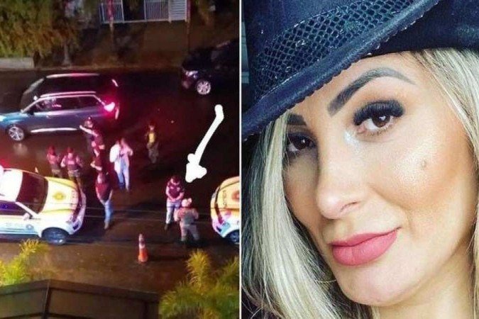 Thiago Lopes levou policias na porta de boate onde Andressa Urach se apresentaria - (crédito: Reprodução/Instagram/Montagem) Thiago Lopes levou policias na porta de boate onde Andressa Urach se apresentaria - (crédito: Reprodução/Instagram/Montagem)
