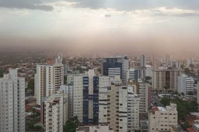 Tempestade de poeira - (crédito: Camila Craveiro/Cedido ao CB ) Tempestade de poeira - (crédito: Camila Craveiro/Cedido ao CB )