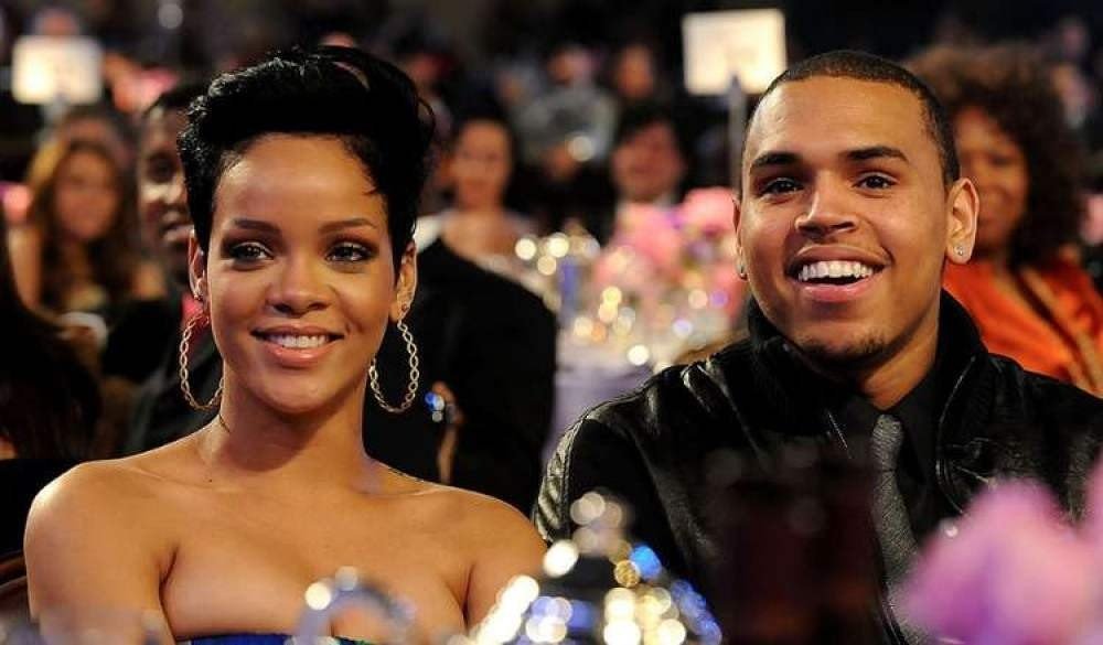 Chris Brown e Rihanna (foto: Rick Diamond)