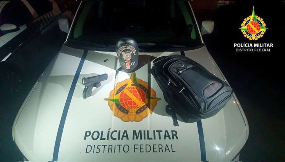 Policiais encontraram mochila de Magno Lúcio com homem preso por suspeita de tentativa de latrocínio contra cinegrafista do SBT