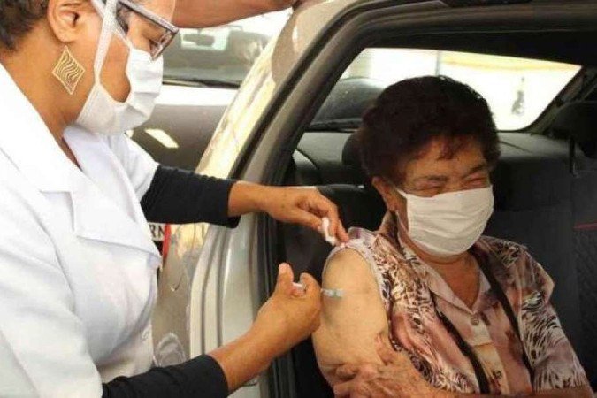 Aposentada Odília Ferreira da Silva de 82 anos -  (crédito:  Edesio Ferreira/EM/D.A Press)