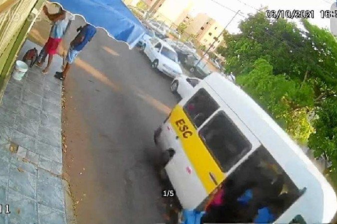 (crédito: Reprodução/Camera de Segurança) (crédito: Reprodução/Camera de Segurança)
