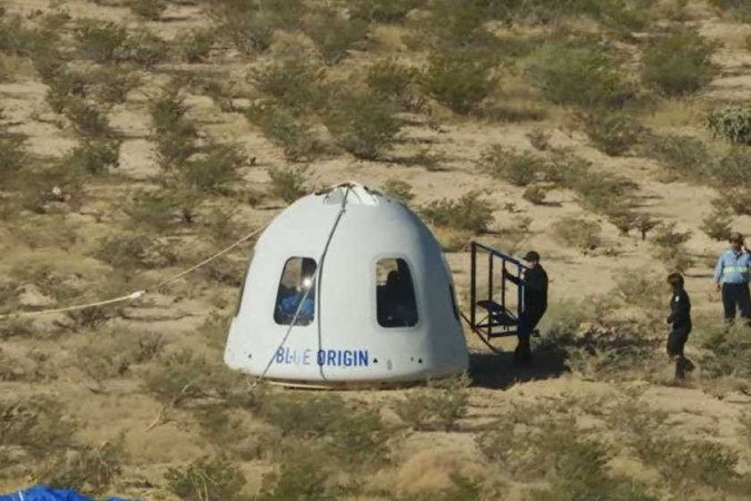 (crédito: Jose ROMERO / AFP / BLUE ORIGIN) (crédito: Jose ROMERO / AFP / BLUE ORIGIN)