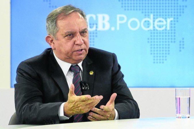 13/10/2021 Crédito: Marcelo Ferreira/CB/D.A Press. Brasil. Brasilia - DF CB.Poder entrevista com o senador Izalci Lucas.