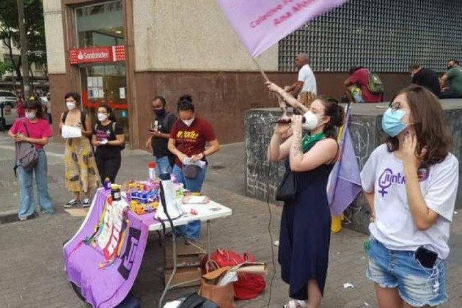 O movimento defende que o absorvente é um item de higiene básico necessário para todas as mulheres que menstruam - (crédito: Túlio Santos/EM/D.A Press) O movimento defende que o absorvente é um item de higiene básico necessário para todas as mulheres que menstruam - (crédito: Túlio Santos/EM/D.A Press)