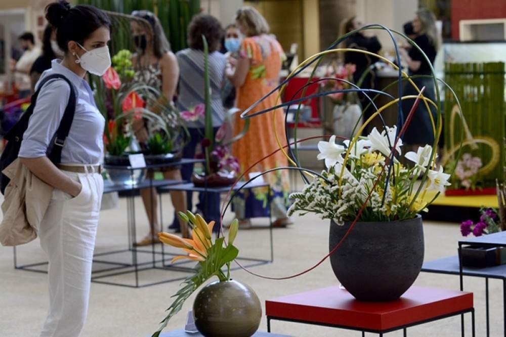 Exposição de arte japonesa Ikebana ocorre até este domingo no CasaPark