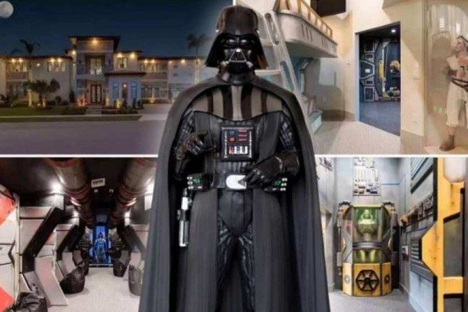 Conheça a mansão temática de Star Wars avaliada em 11,5 milhões de dólares - (crédito: Divulgação/Realtor.com) Conheça a mansão temática de Star Wars avaliada em 11,5 milhões de dólares - (crédito: Divulgação/Realtor.com)