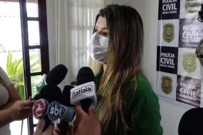A delegada Nicole Perim Martins, da Delegacia Especializada de Atendimento à Mulher (Deam), de Vespasiano, presidiu o inquérito - (crédito: PCMG/Divulgação) A delegada Nicole Perim Martins, da Delegacia Especializada de Atendimento à Mulher (Deam), de Vespasiano, presidiu o inquérito - (crédito: PCMG/Divulgação)