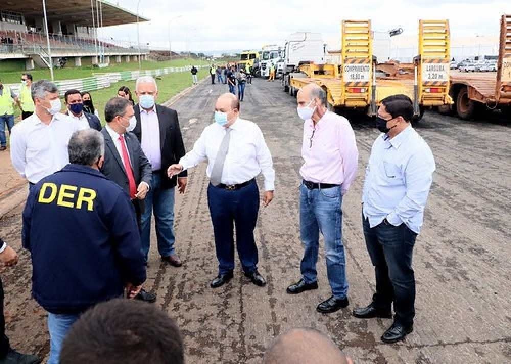 Início das obras no Autódromo de Brasília contou com a presença do governador Ibaneis Rocha