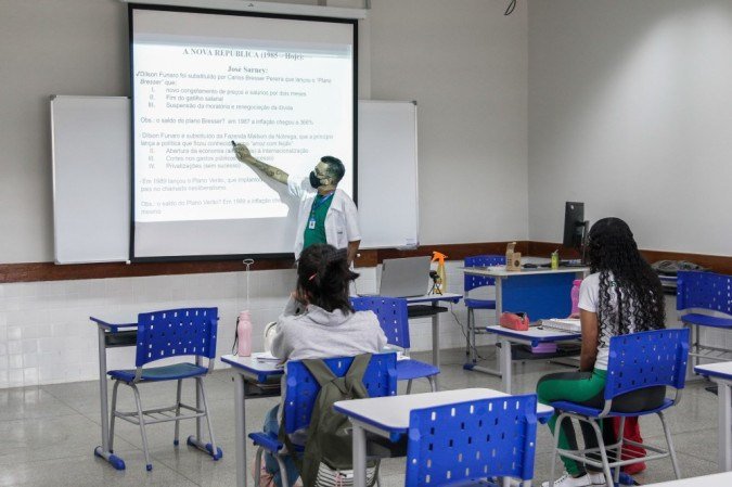 Alunos em aula no Sesi de Taguatinga - (crédito: Victor Hugo/SESI. Escolha a escola do seu filho. Branded do col?gio SESI) Alunos em aula no Sesi de Taguatinga - (crédito: Victor Hugo/SESI. Escolha a escola do seu filho. Branded do col?gio SESI)