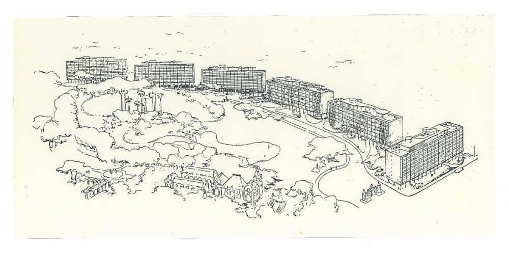 2021. Cr?dito: Casa De Arquitectura/Divulga??o. Cidades. Acervo de L?cio Costa que foi enviado para Portugal. Parque Guinle - Esp?lio Lucio Costa.
      Caption