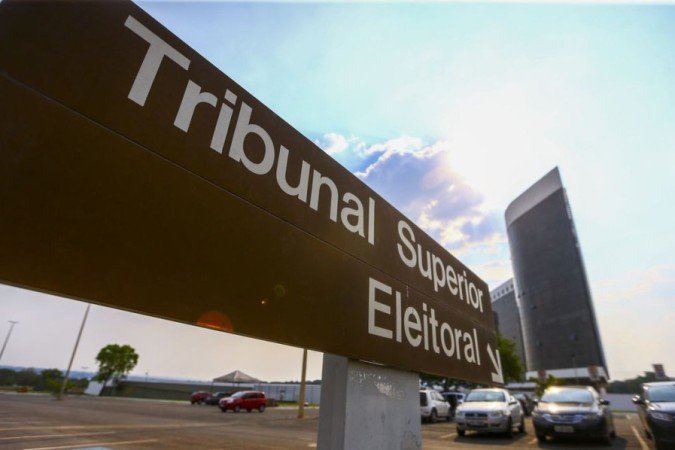 Edif..cio sede do Tribunal Superior Eleitoral (TSE). -  (crédito: Marcelo Camargo/Ag..ncia Brasil)