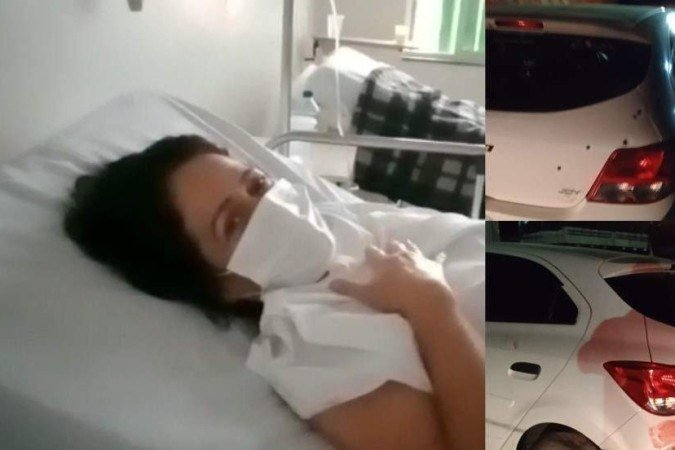 Mulher é baleada por PMs ao levar esposo ao trabalho