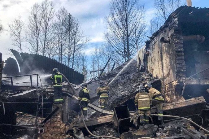  (crédito: Handout / RUSSIAN EMERGENCY SITUATIONS MINISTRY / AFP)