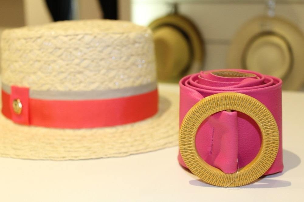 Cinto Rosa, da Hat Shop, no Brasília Shopping (R$ 89)
