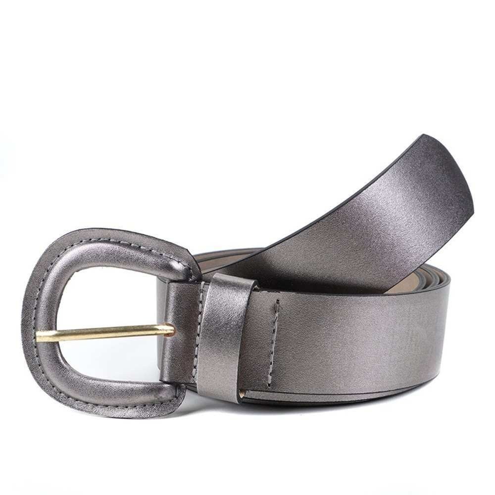 Cinto Couro, prata, da Shoestock (R$ 129,90)
