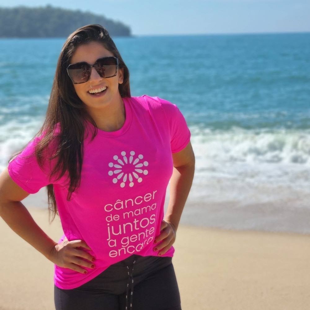 Michele atua como volunt&aacute;ria na ONG Oncoguia e tem um canal no YouTube