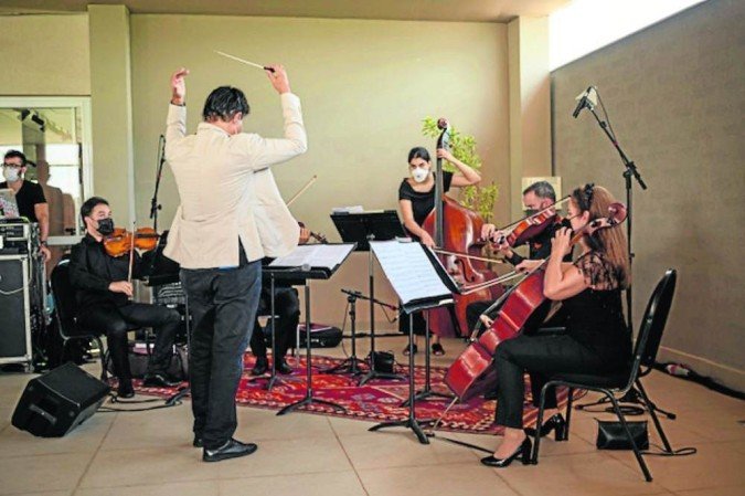 Lan..amento e inaugura....o de edif..cios. Guar.. II, Bras..lia. 23/10/2021. Foto: Rayra Paiva Franco.